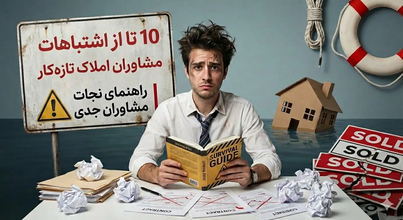 10 تا از اشتباهات مشاوران املاک تازه‌کار