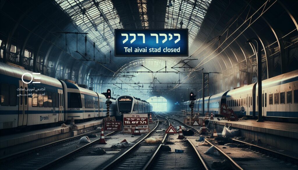 هرج و مرج در راه آهن اسرائیل؛ مهم‌‌ترین ایستگاه ها تعطیل شدند
