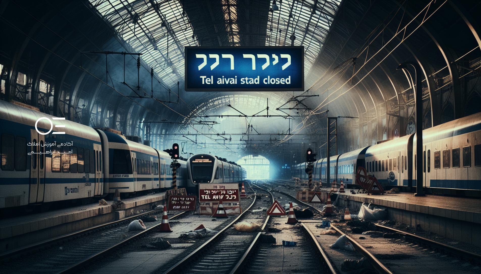 هرج و مرج در راه آهن اسرائیل؛ مهم‌‌ترین ایستگاه ها تعطیل شدند