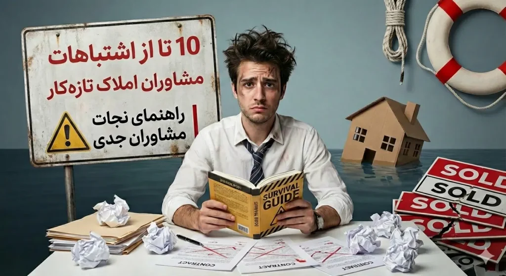 اشتباهات مشاوران املاک تازه‌کار